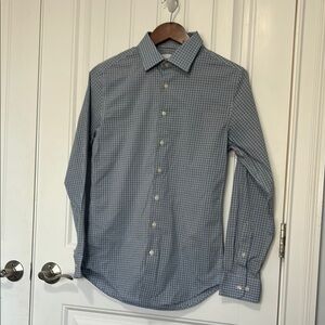 Men's Blue Checkered Shirt
